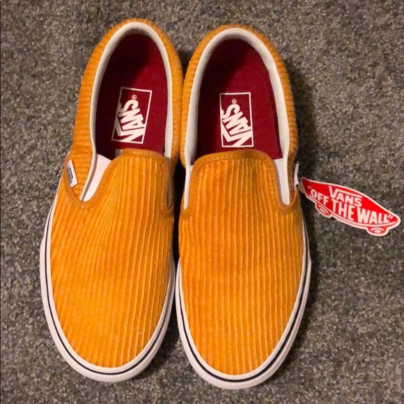 corduroy slip ons